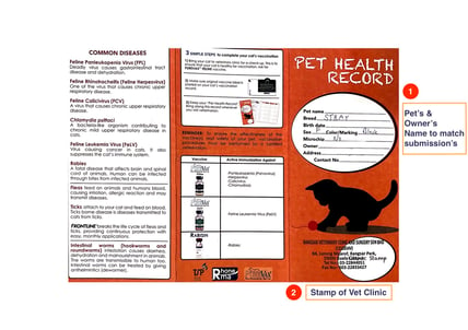 Oyen - Vet Medical ID Example (Cat)